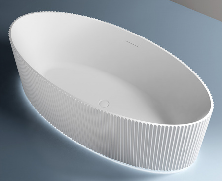 Акриловая ванна (180х85) ABBER AB9327 без гидромассажа, белый