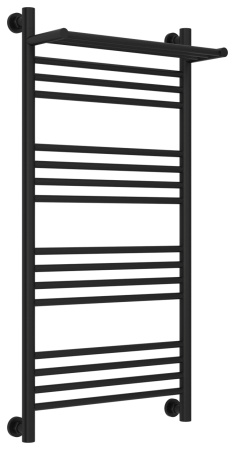 Полотенцесушитель Водяной Сунержа Богема с полкой + (100х50) Матовый Черный 31-0223-1050