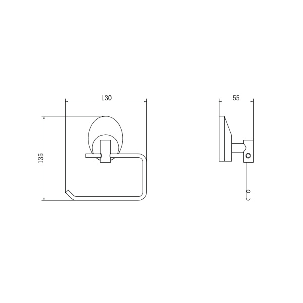 Бумагодержатель FASHUN A1603-3