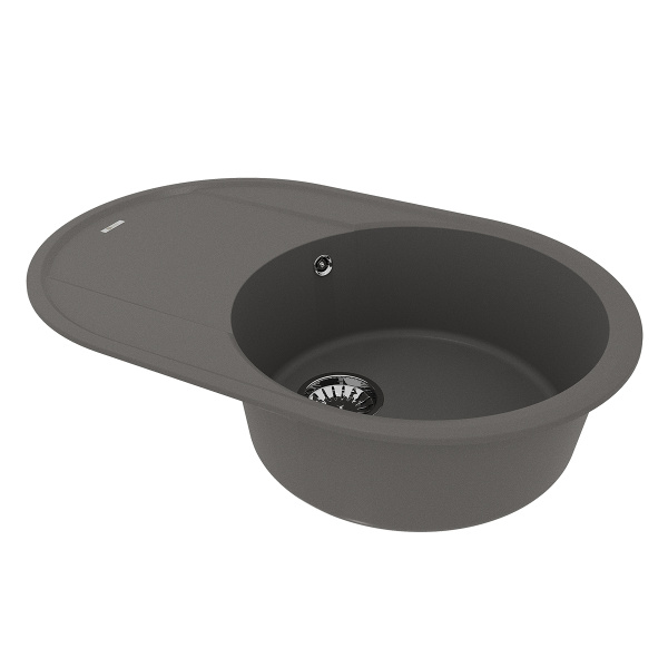 Кухонная мойка Lemark LACHA 760 серый шёлк 9910059