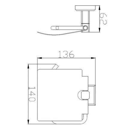 Бумагодержатель BENNBERG CHROME ВА 26