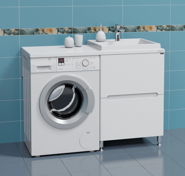 Тумба под стиральную машину СаНта Лондон 59 224034