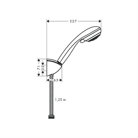 Душевой набор Hansgrohe Crometta Vario 2jet 27558000 хром