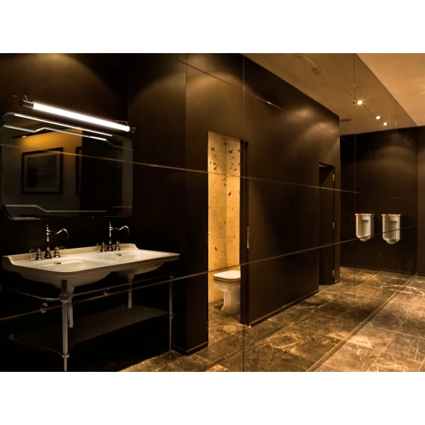 Раковина двойная (150х55) Kerasan Waldorf 4143K1bi/cr*1 белый