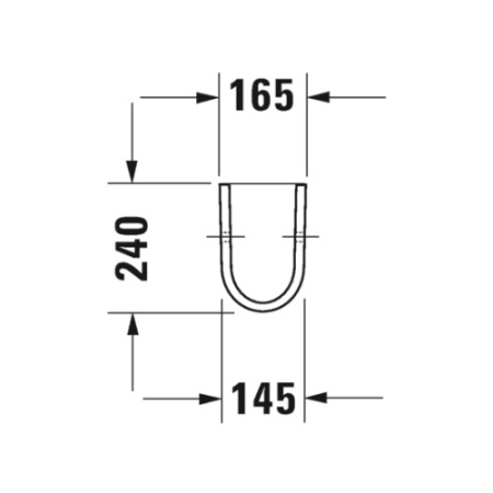Полупьедестал Duravit Starck 3 0865170000