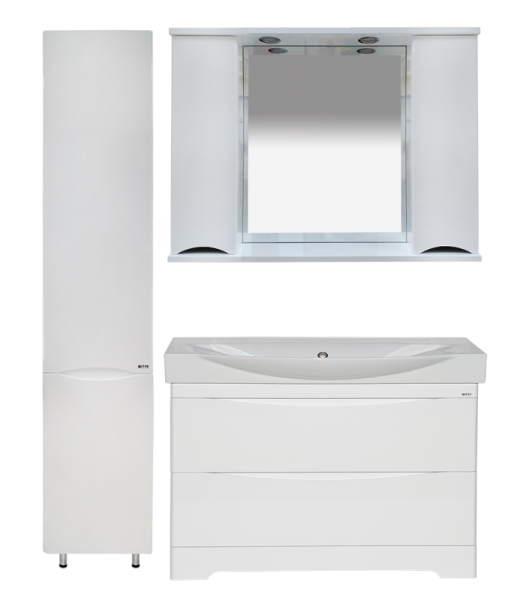 Зеркало-шкаф (103х74) Misty Элвис 105 П-Элв-01105-011