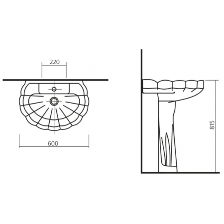Пьедестал Sanita Ромашка ROMSAPD01