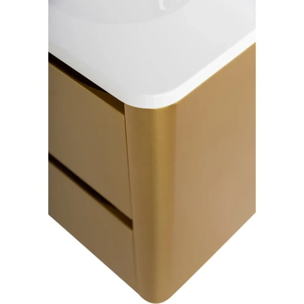 Тумба под раковину Cezares RELAX-800-2C-SO-BORO-P золотой матовый