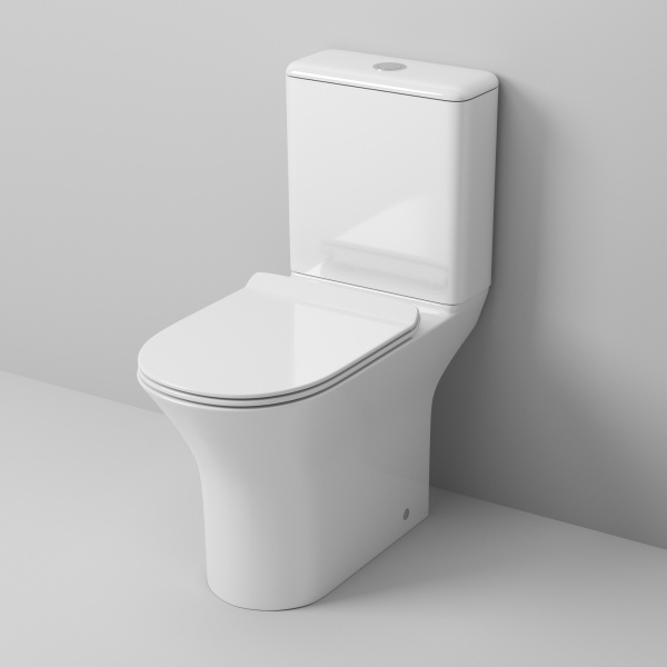 Унитаз напольный безободковый Grossman  GR-4443S с сиденьем микролифт