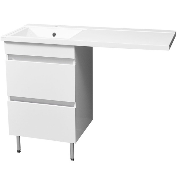 Раковина над стиральной машиной (100х49) Stella Polar Мадлен 100, SP-00000465 левая