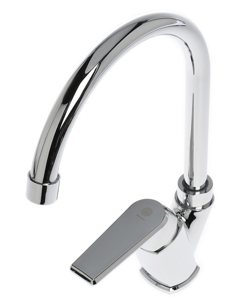 Смеситель для кухни однорычажный полимерный OneLife P02-000cr хром