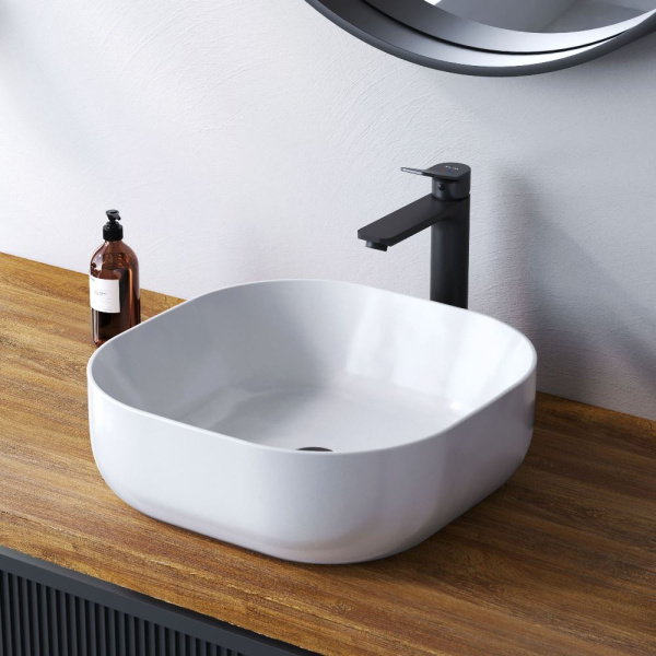 Раковина накладная (43х43) Am.Pm Universal C8FC0X043GWSQ