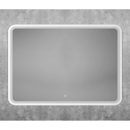 Зеркало с подсветкой Art&Max GENOVA AM-Gen-1000-800-DS-F-White сенсорным выключателем