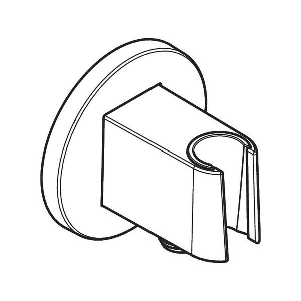 Шланговое подсоединение Hansgrohe FixFit S 26888000 хром