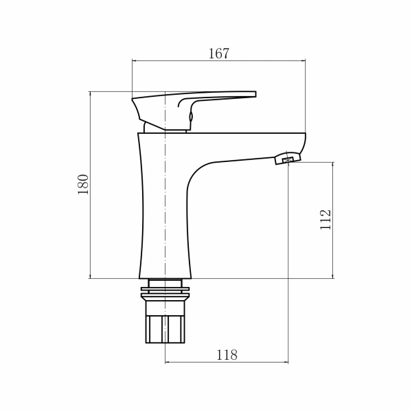 Смеситель для раковины PLSTART (PL1005-17) Смеситель для раковины PLSTART (PL1005-17)