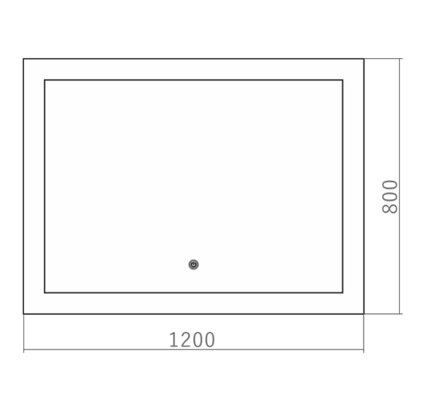 Зеркало (120х80) Silver Mirrors  Норма ФР-00001258