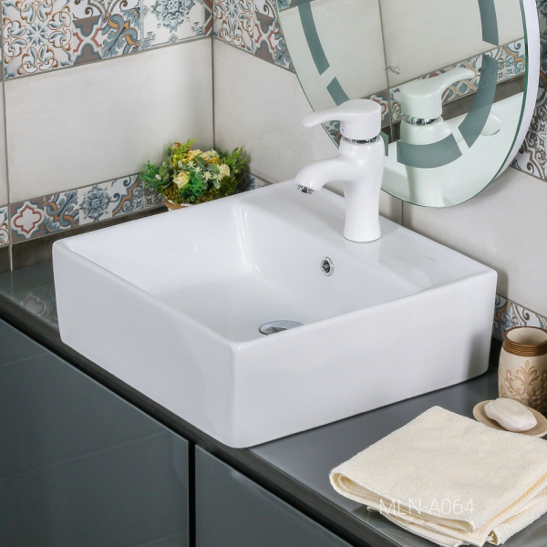 Раковина накладная (46х48) Melana A064-803