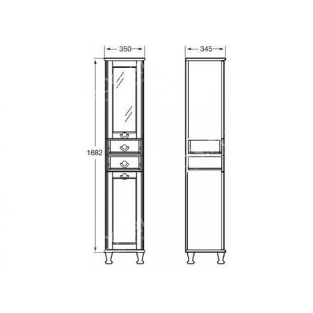 Пенал Roca America ZRU9302795