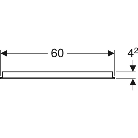 Зеркало с подсветкой GEBERIT Option Basic 500.586.00.1