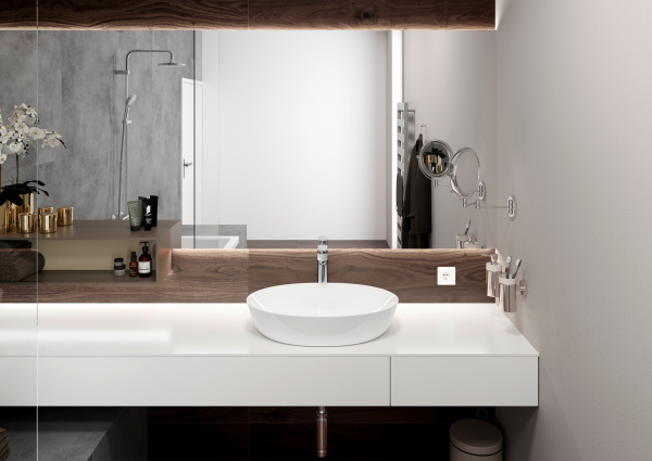 Смеситель для раковины с донным клапаном Hansgrohe Vernis Blend 71572000 хром