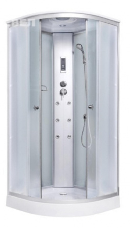 Душевая кабина 90х90 Aqualux AQ-4170GM Wh