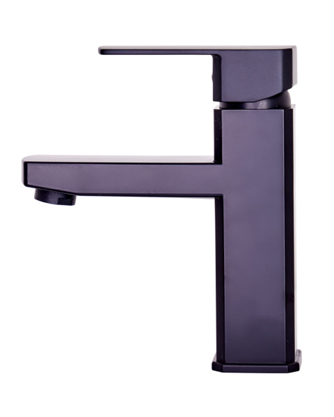 Смеситель для раковины однорычажный полимерный OneLife P06-021b черный