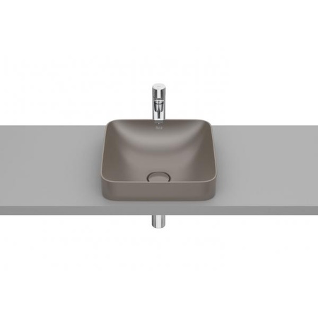 Раковина накладная (37х37) Roca Inspira square 32753R660 кофейный