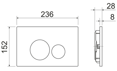 Комплект унитаза с инсталляцией Ceramicanova Metric CN3007_1001CH_1000