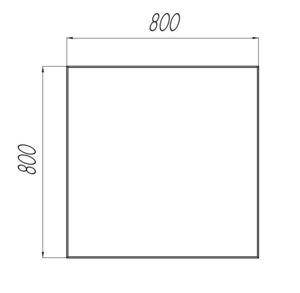Зеркало Aquaton Брук 80 1A200202BC010