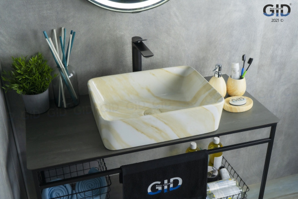 Раковина накладная (48х37) Gid Mnc600