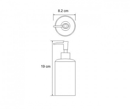 Дозатор для жидкого мыла WasserKraft Elde 3699