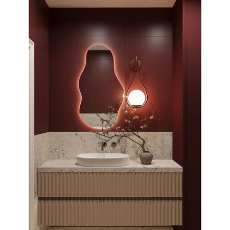 Зеркало с подсветкой Art&Max Como AM-Com-600-1100-DS-F