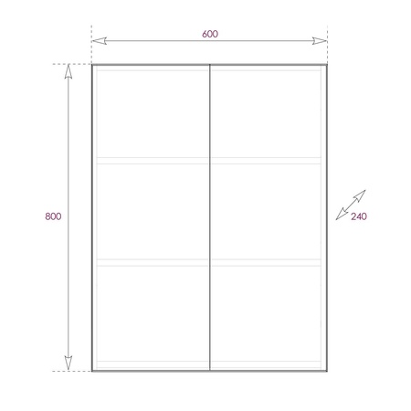 Шкаф подвесной Onika Маркус 60 306010