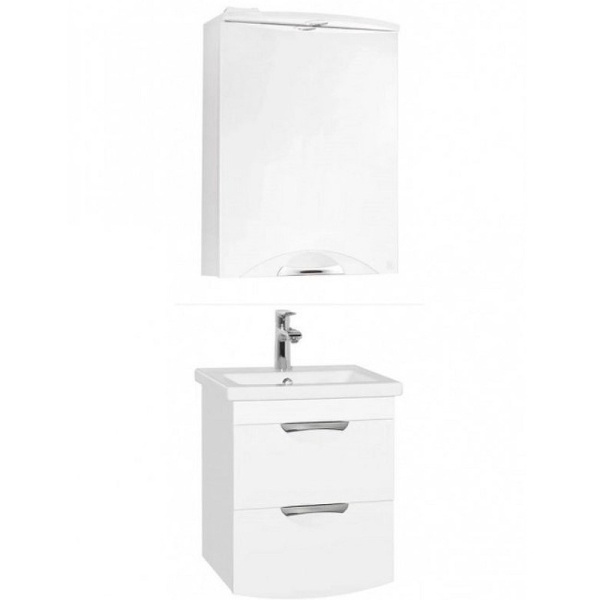 Тумба под раковину подвесная Style Line Жасмин 2 50 ЛС-000010039 белый