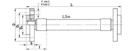 Шланг сливной Raiber R022150