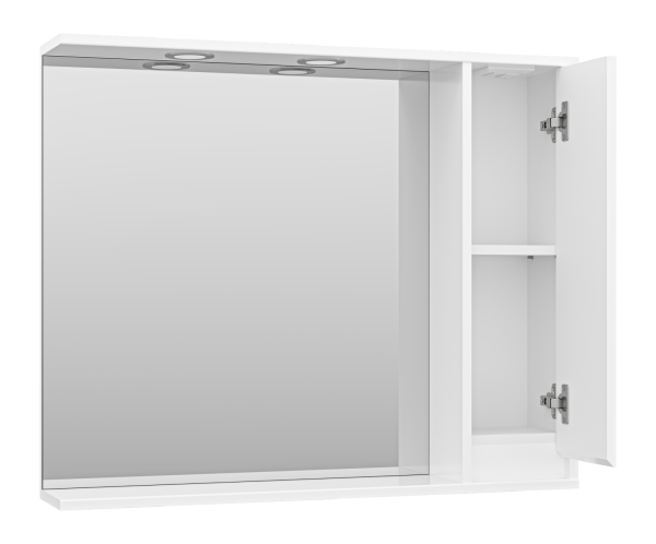 Зеркало-шкаф (88х72) Misty Алиса 90 правый Э-Али04090-01П