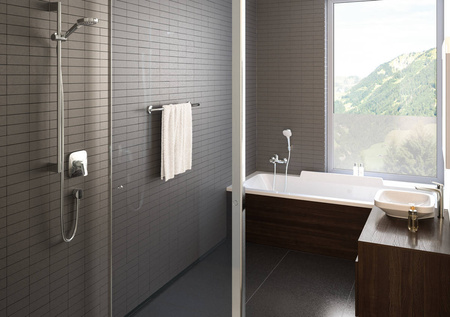 Душевой гарнитур Hansgrohe Croma Select E 1jet Multi EcoSmart 26591400 белый/хром