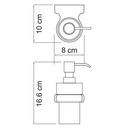 Дозатор для жидкого мыла  WasserKRAFT Berkel K-6899