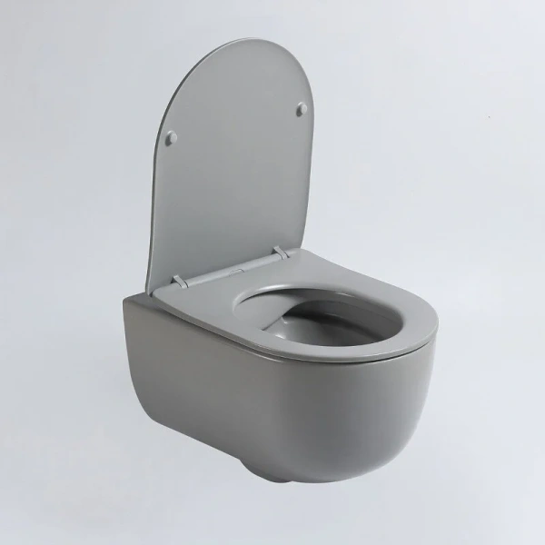 Унитаз подвесной Vincea Evo VT1-34SMG безободковый, серый