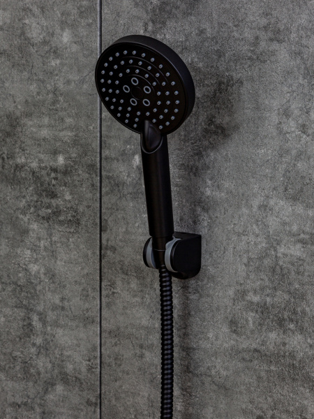 Душевая лейка Orange O-Shower S02HSB 3 режима, черный