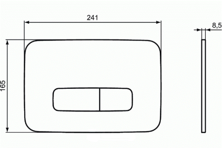 Клавиша смыва Ideal Standard Oleas M3 R0123AA