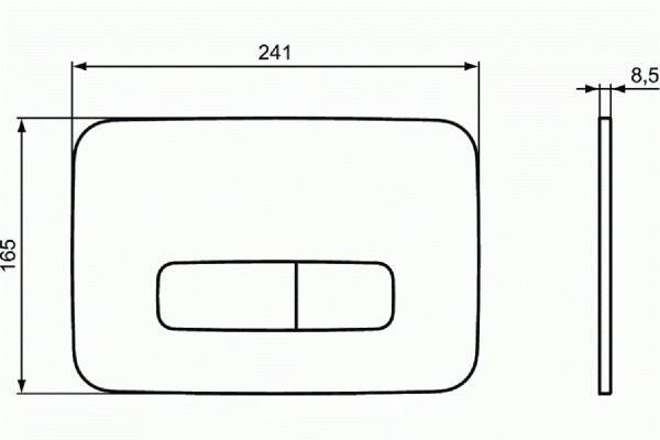 Клавиша смыва Ideal Standard Oleas M3 R0123AA