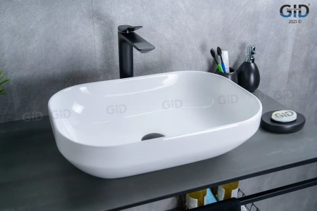 Раковина накладная (50х36) Gid D1468