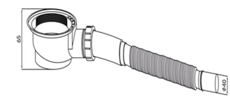 Душевой поддон Black & White Stellar Wind RS-0812