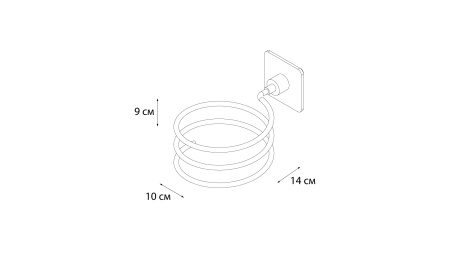 Держатель фена FIXSEN Square FX-93119