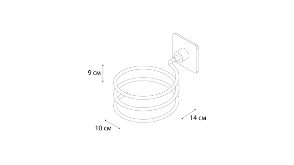 Держатель фена FIXSEN Square FX-93119