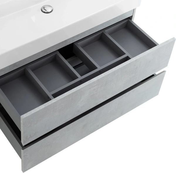 Тумба под раковину Cezares MOLVENO 46-100-2C-SO-BET Beton