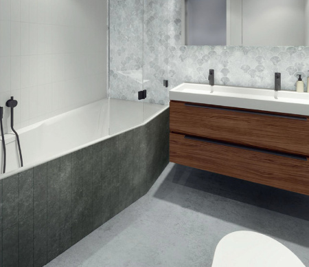 Акриловая ванна L Riho Rething Space (180x110) B116001005