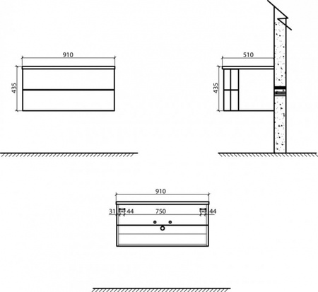 Раковина BelBagno Formica FORMICA-900-LVB