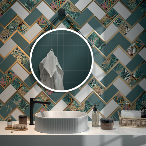 Зеркало (70х70) Kerama Marazzi CONO 70 CO.mi.P.70\BLK